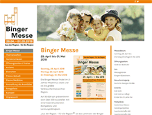 Tablet Screenshot of binger-messe.de